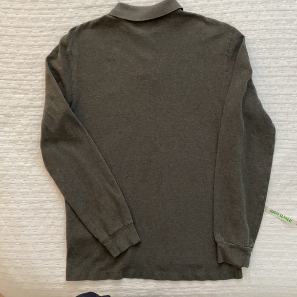 Polo Ralph Lauren Long Sleeve Polo Shirt Grey M - Picture 8 of 8